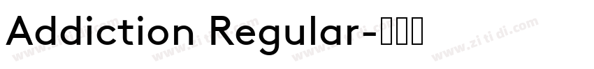 Addiction Regular字体转换
